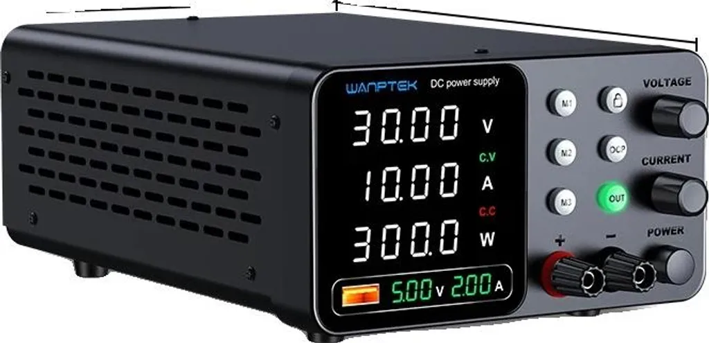 Alimentation DC Précise TPS C3010 Noir : Charge Rapide USB de Haute Qualité