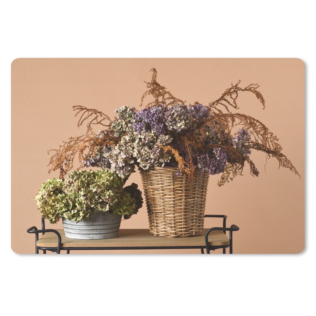 MuchoWow Mauspad Mousepad Getrocknete Blumen - Körbe - Stilleben 27x18 cm - Mousepads - Maus Mat - Pad - Mausunterlage - Büroartikel - Desk Matten