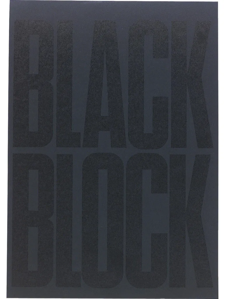 Bloc Black Exacompta 5700E papier jaune 5x5 70 feuilles A4 Noir par 5