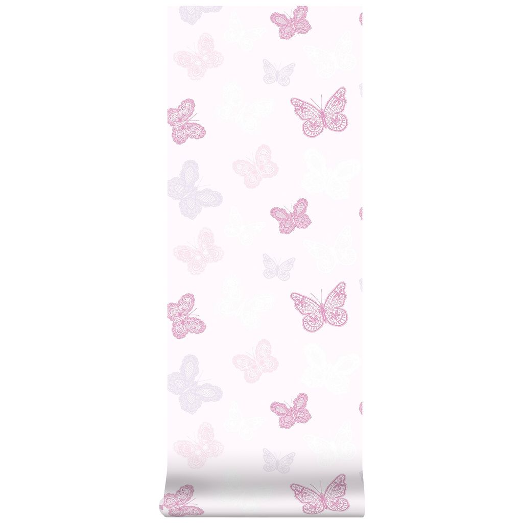 Superfresco Easy - Vliestapete - Schmetterling - Rosa - Produktbild 