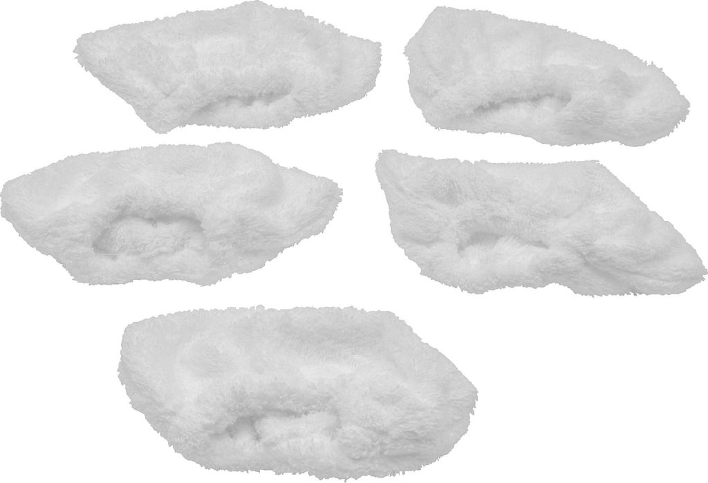 vhbw 5x Wischbezug kompatibel mit Kärcher SC 1202, SC 1202 B, SC 1402, SC 1402 B, SC 1502, SC 1502 B, SC 1702 Dampfreiniger - Frottee-Überzug