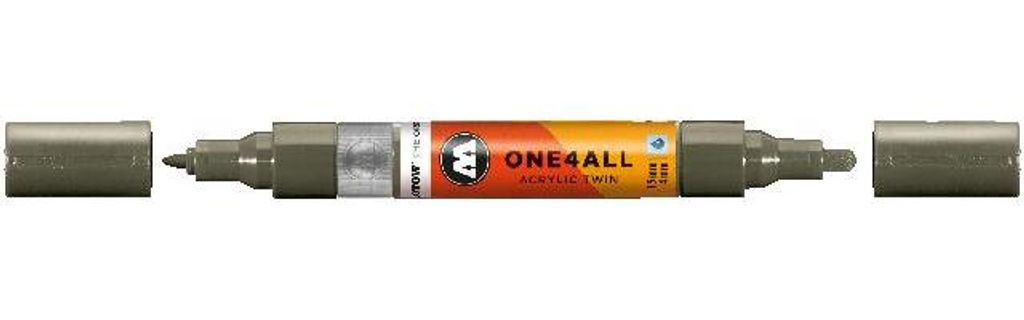 Molotow Acrylmarker ONE4ALL Acrylic Twin steingrau dunkel