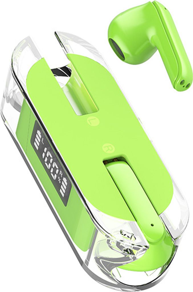 TM50 kabelloses Bluetooth-Headset, BT-Version V5.3/In-Ear-Design/geringer Energieverbrauch/große Akkukapazität,Grün