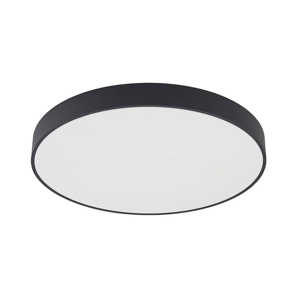 Arcchio LED-Deckenlampe Vanida, schwarz, Ø 60 cm, up/down