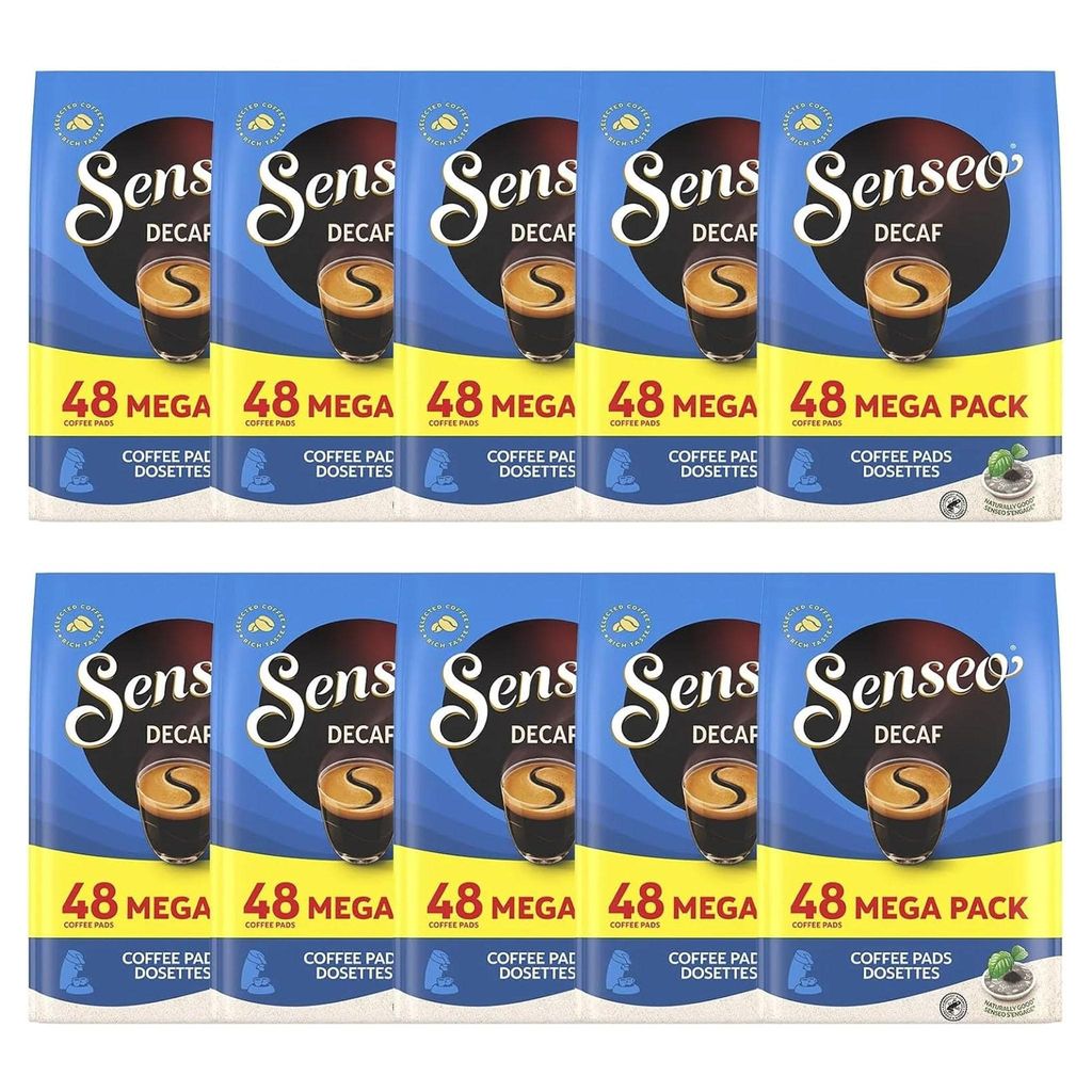 Senseo | Koffeinfrei | 48 Pads | 10x