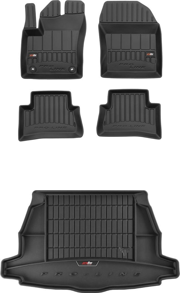 FROGUM 3D Gummimatten und Kofferraummatte für Toyota C-HR 2016-2019