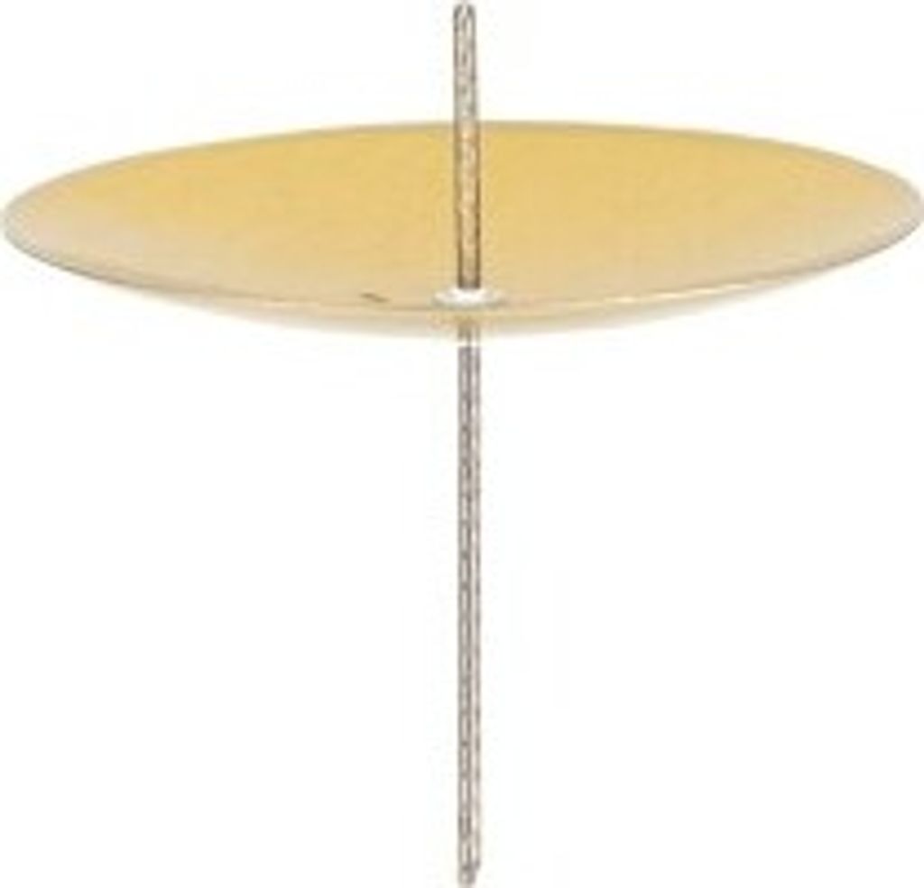 Adventskranzstecker 4 Stk., Gold, Größe wählbar Ø 50 - 77mm | Adventsstecker , Größe:Ø 50 mm