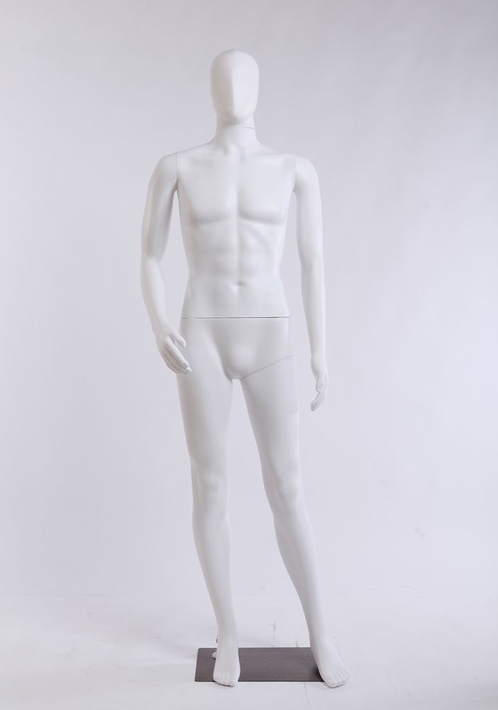 männliche Schaufensterpuppe MS-12 sitzend Hautfarbe Gesicht   mannequin male 