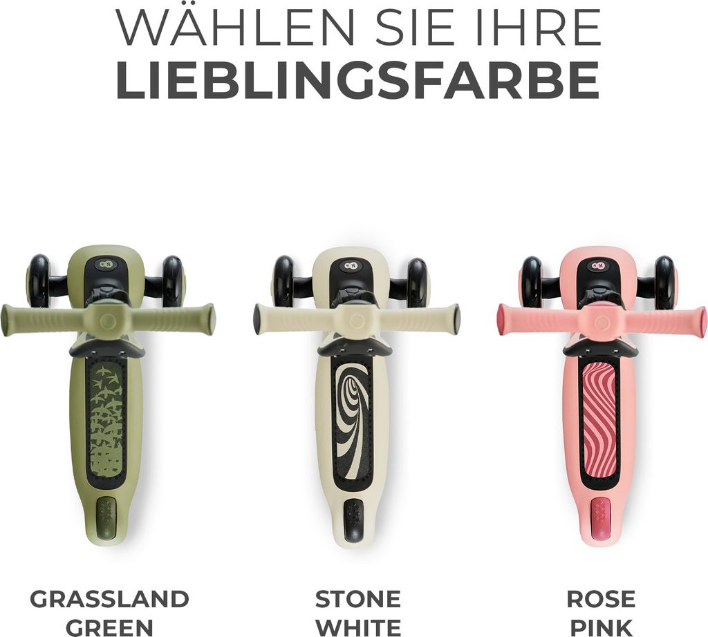 Kinderkraft HALLEY 2in1 - Laufrad & Dreirad Roller - für 1- Produktbild 8