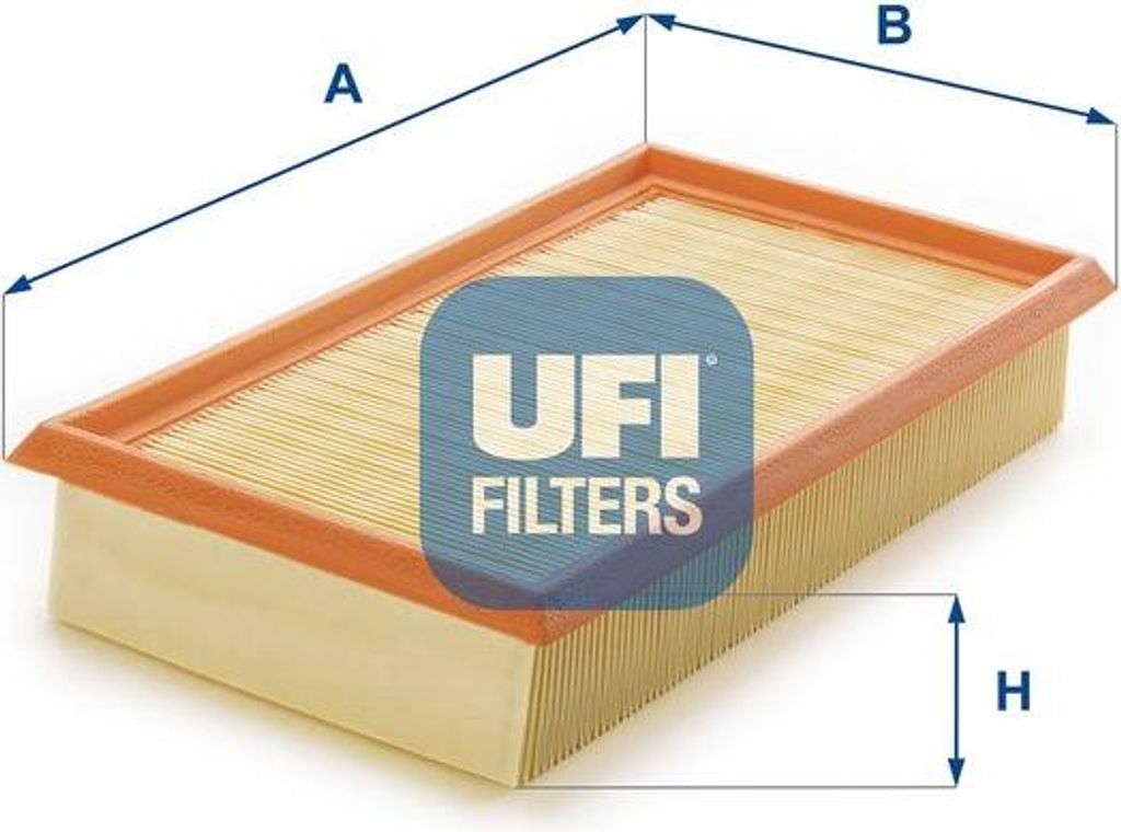 UFI 30.213.00 Luftfilter OE 7701047417 kompatibel mit Solenza, Clio, Kangoo, Megane, Scenic