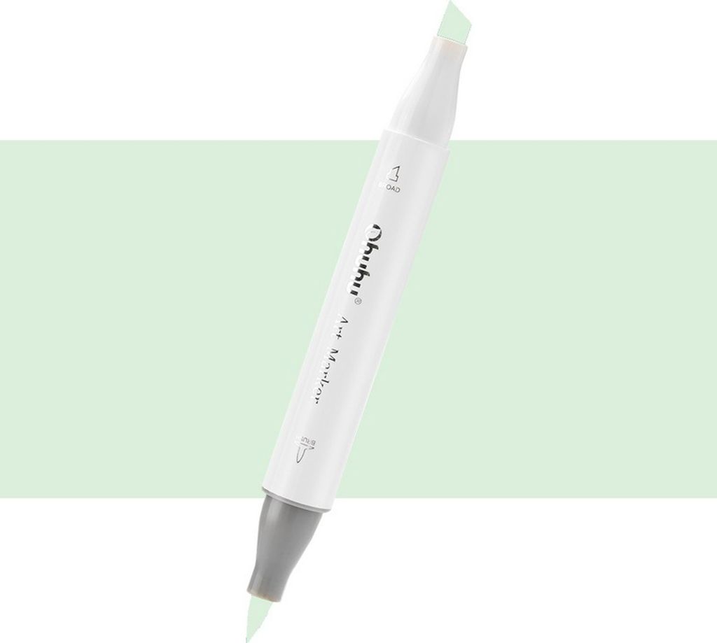 OHUHU pennarello ad alcool bifacciale Brush & Chisel, G110 Immagine del prodotto 