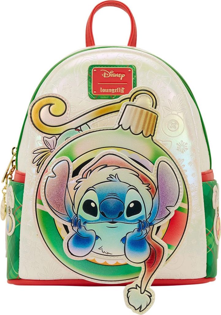 Loungefly Disney Stitch & Scrump Christmas Mini Iridescent Produktbild 
