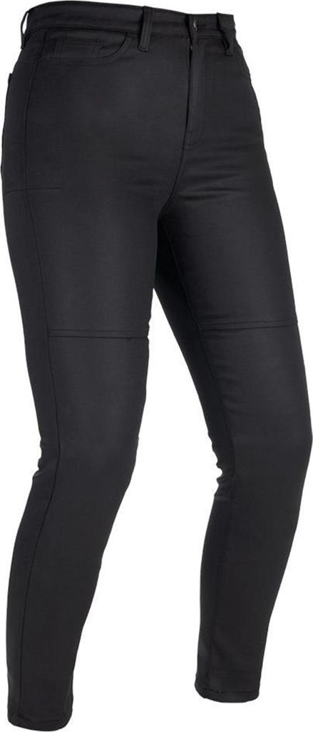 KURZE HOSE ORIGINAL APPROVED WAXED JEGGINGS AA, OXFORD, Damen (schwarz, Größe 12)