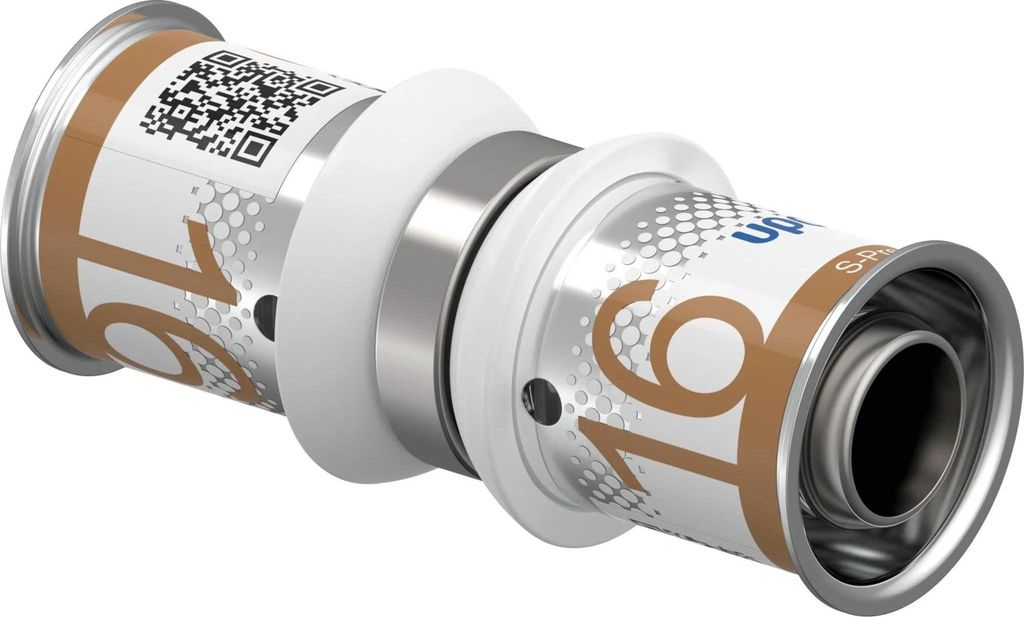 UPONOR S-Press PLUS Raccordo, 16-16, 1 pz. Immagine del prodotto 
