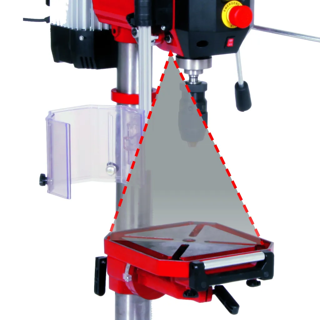 Perceuse stationnaire Einhell TE-BD 750 E pour atelier métal et bois - 25