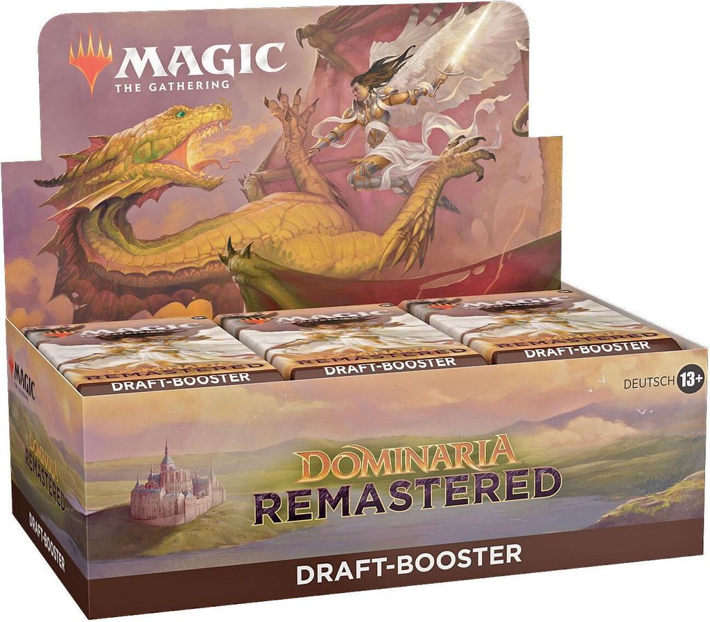 Wizards of the Coast Magic the Gathering Dominaria Remastered Draft-Booster Display (36) deutsch
