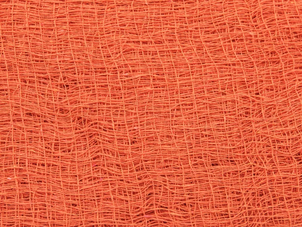 Tissu orange de qualité pour habillage de stand et décor mural