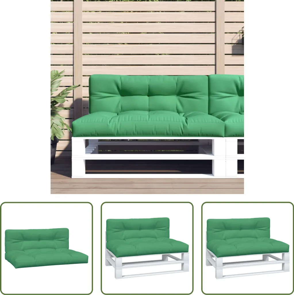 Cuscini Pallet Verde Living Store: Set 2 Pezzi Arredo Esterno Chic