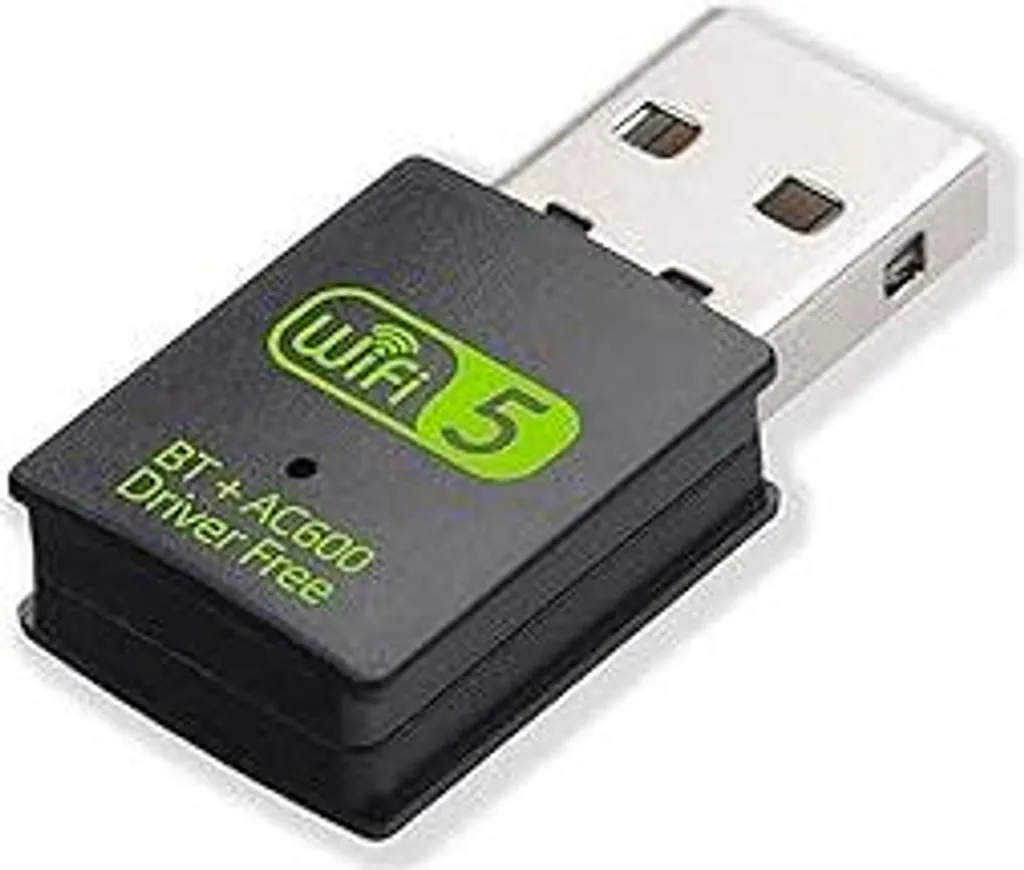 Dongle WiFi AC600 + Bluetooth per PC - Compatibile Win 11/10/8/7/XP
