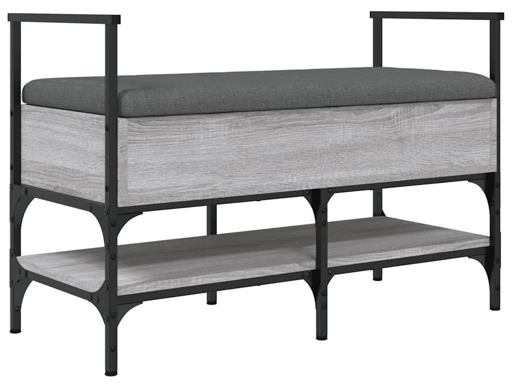vidaXL Estantería para zapatos, gris Sonoma, 85,5 x 42 x Imagen del producto 
