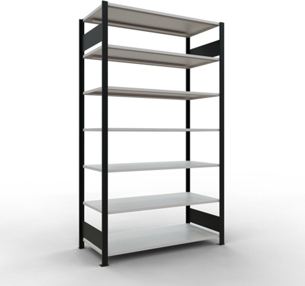 Schulte Büro-Fachbodenregal MULTIplus150 Stecksystem ohne Produktbild 