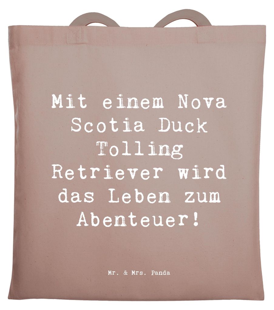 Mr. & Mrs. Panda Jutetasche Spruch Nova Scotia Duck Produktbild 