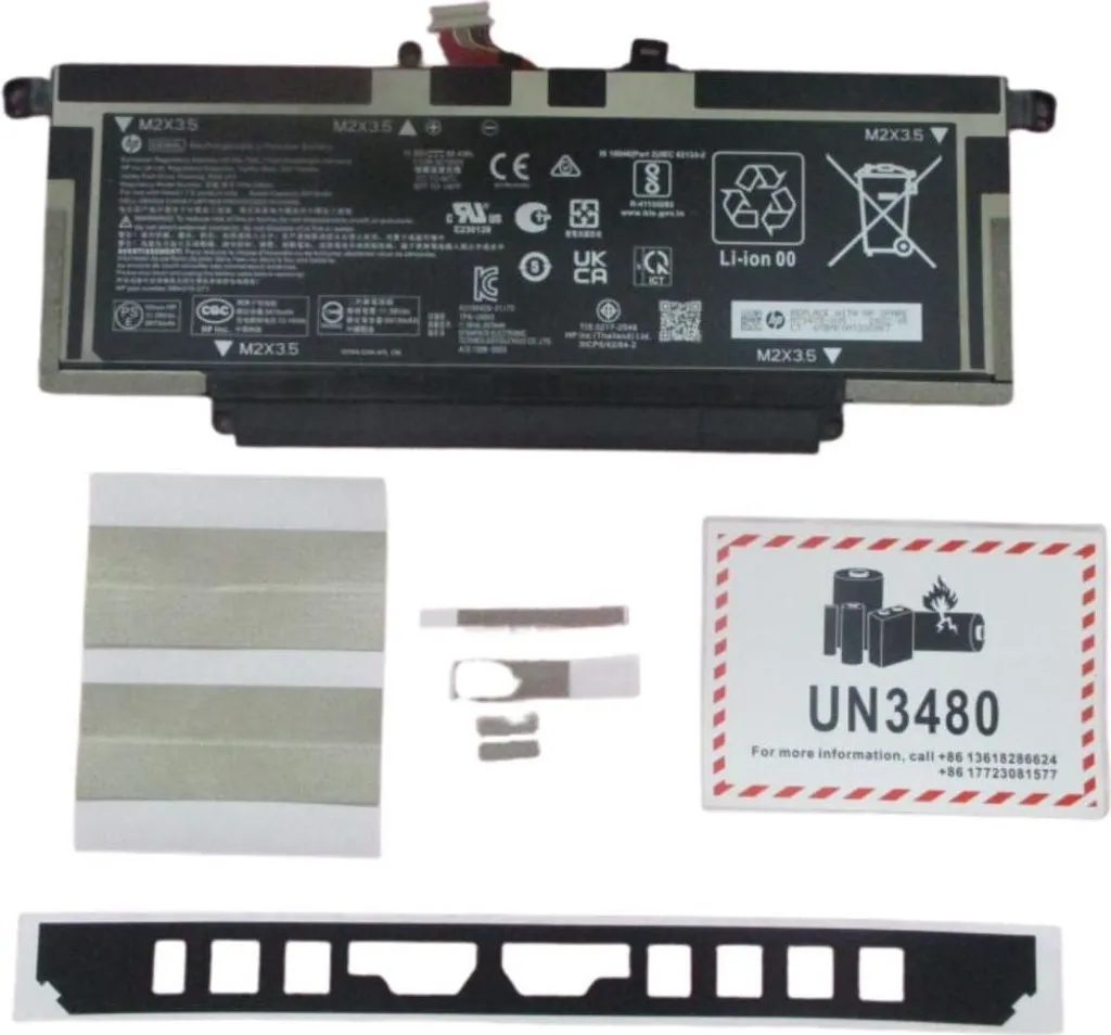 Batterie HP SS04068XL-PL SS04XL - 68Wh 3.11Ah pour Laptop HP EliteBook