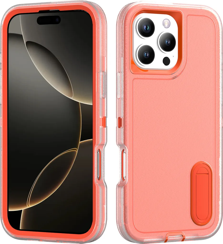 Custodia Rugged iPhone 16 Pro Arancione: Stile e Difesa Totale