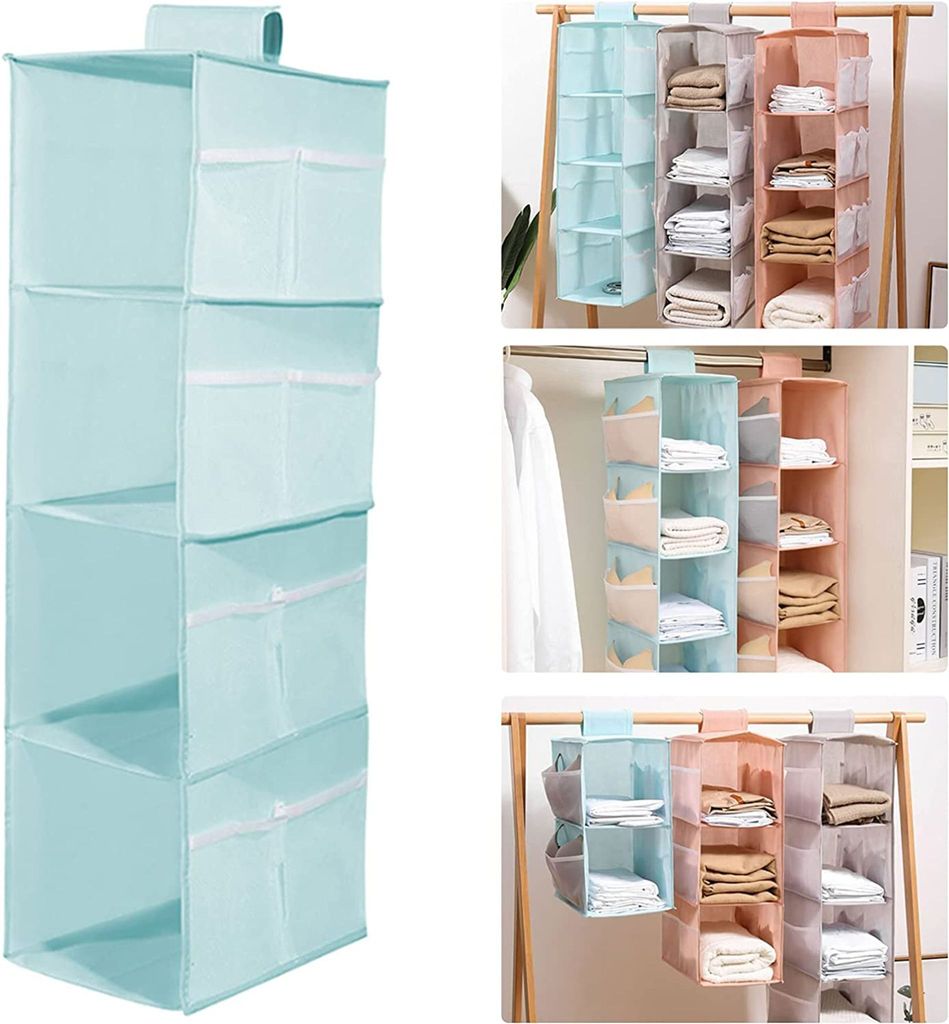 Hängeregal Schrankorganizer Stabiler Kleiderschrank Produktbild 