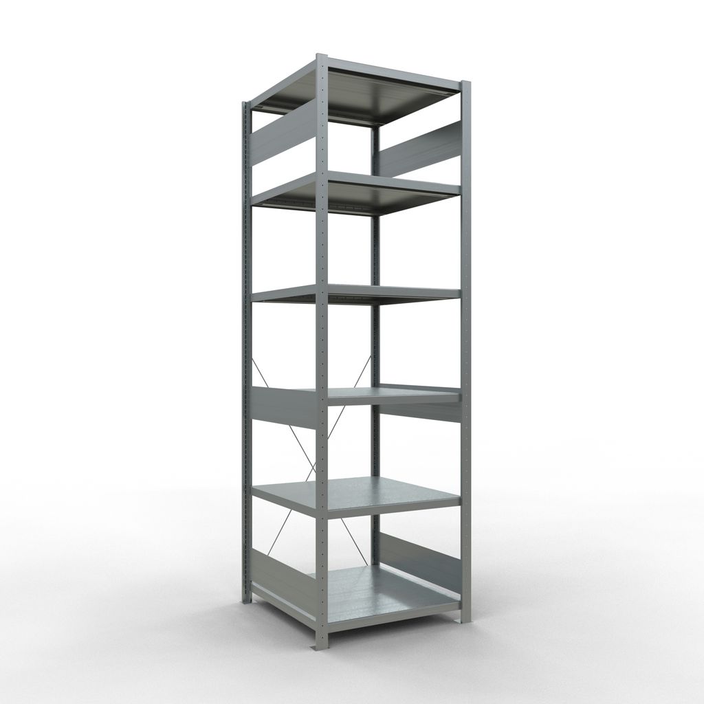 Stecksystem Grundregal - 2500x 750x800 mm, Typ 250 kg