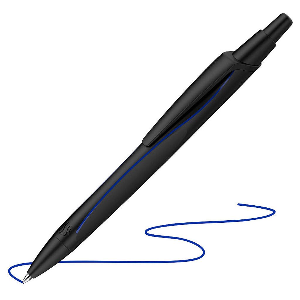 Schneider Kugelschreiber Reco schwarzSchreibfarbe blau, 1 St.
