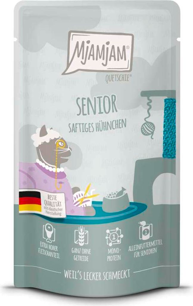 MjAMjAM Cat - Senior 12x125g | Huhn