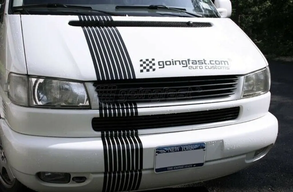 Calandre sans sigle noire pour VW Transporter T4 modèles 1996-2003