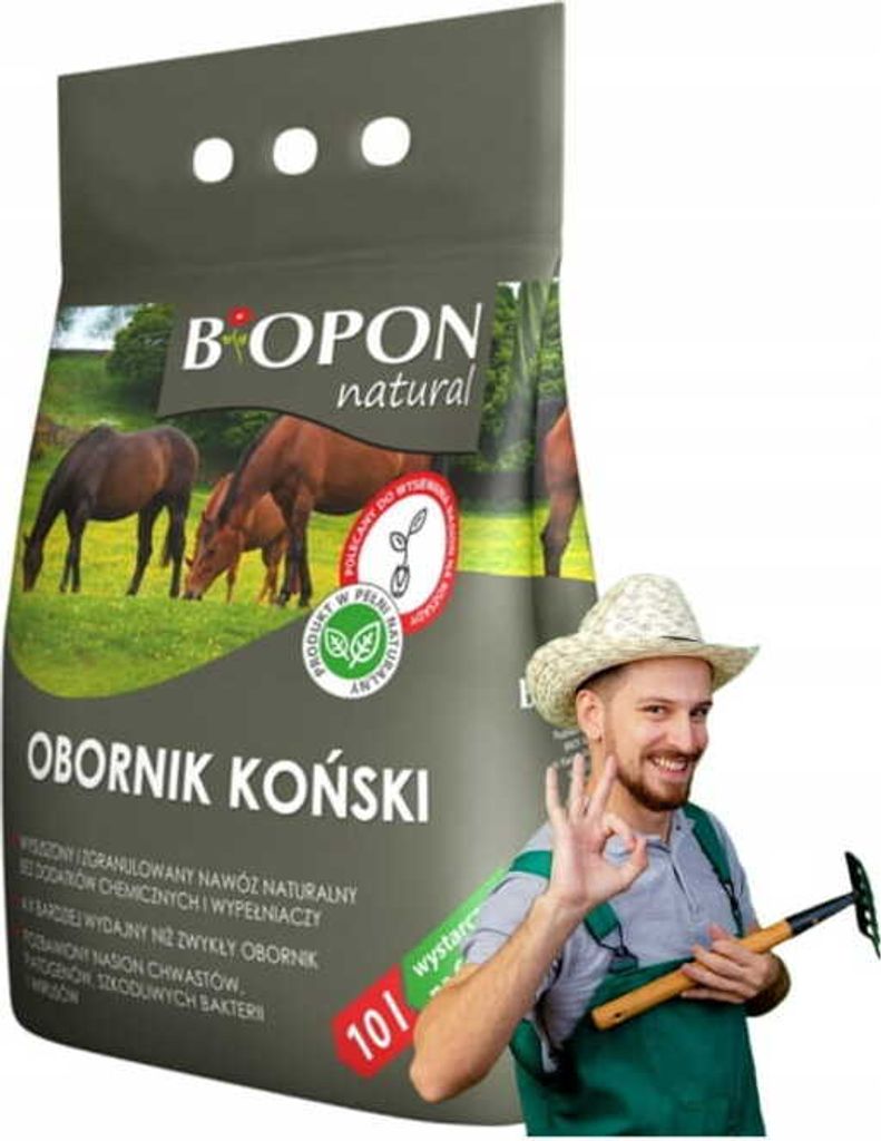 Letame di cavallo granulato 10L Concime ideale per terreni Immagine del prodotto 