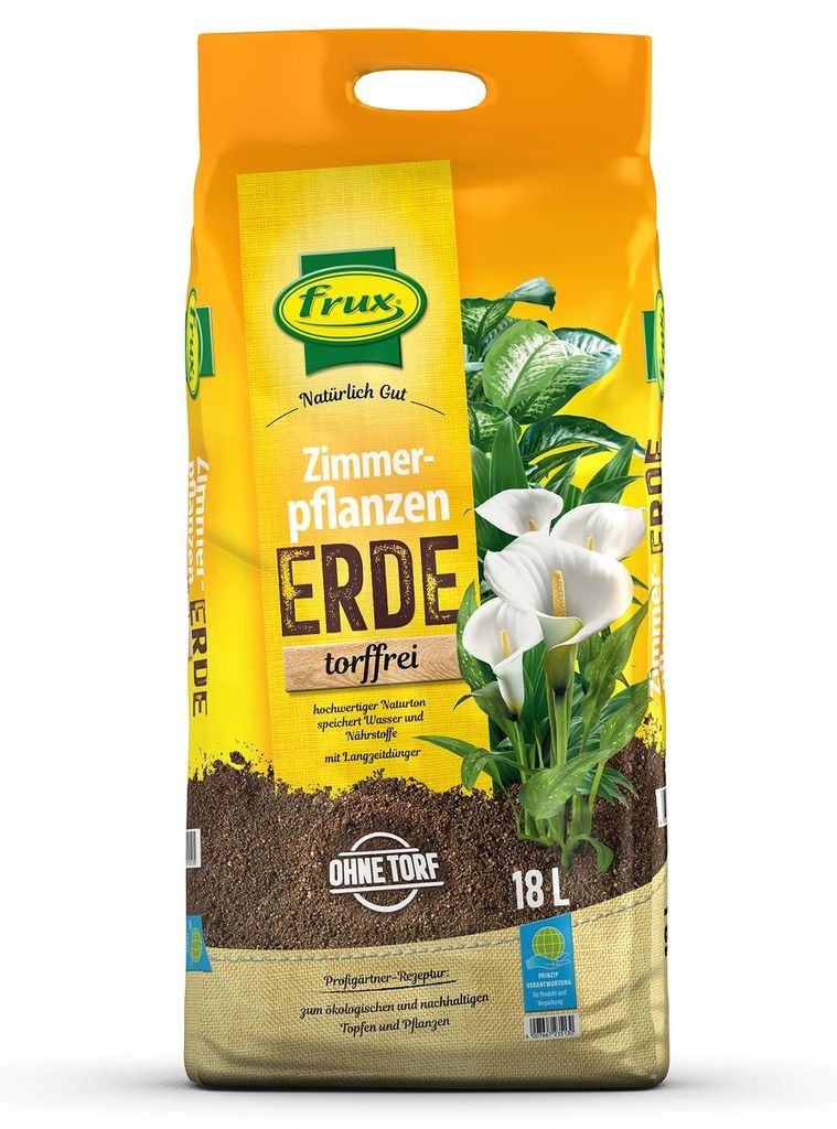 frux® Pro Zimmerpflanzenerde Natürlich Gut torffrei - 18 Produktbild 