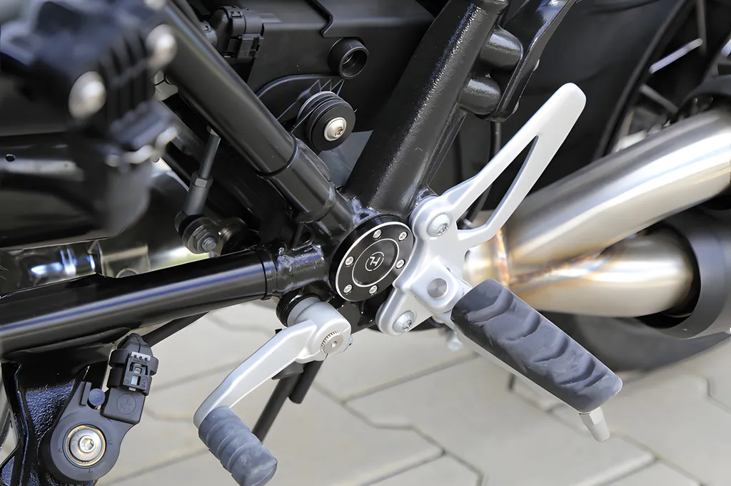 HIGHSIDER Kit de caches de cadre CNC pour BMW RnineT Set B Noir