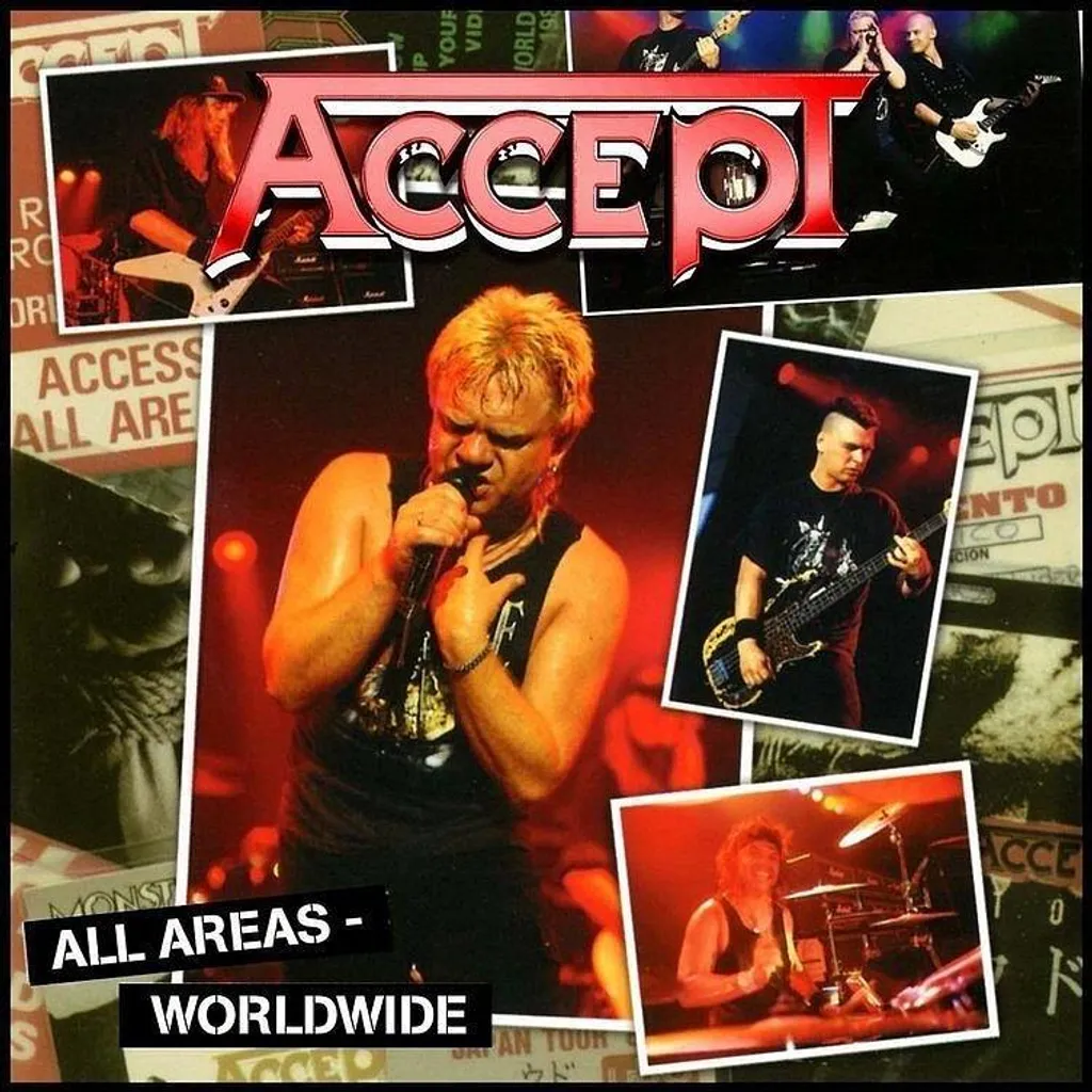 Accept-All Areas-Worldwide Live 2CD - Album Rock Édition Double Disque