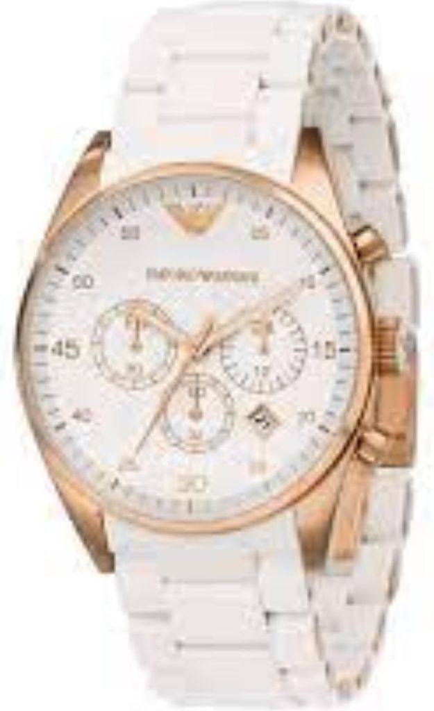 Armani Herren Klassische Edelstahl Uhr ar5919 43MM Gold und Produktbild 