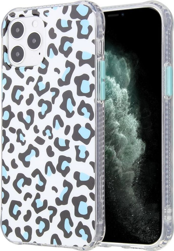 Mobigear Leopard iPhone 12 Pro Max Hülle Flexibles TPU Backcover - Weiß