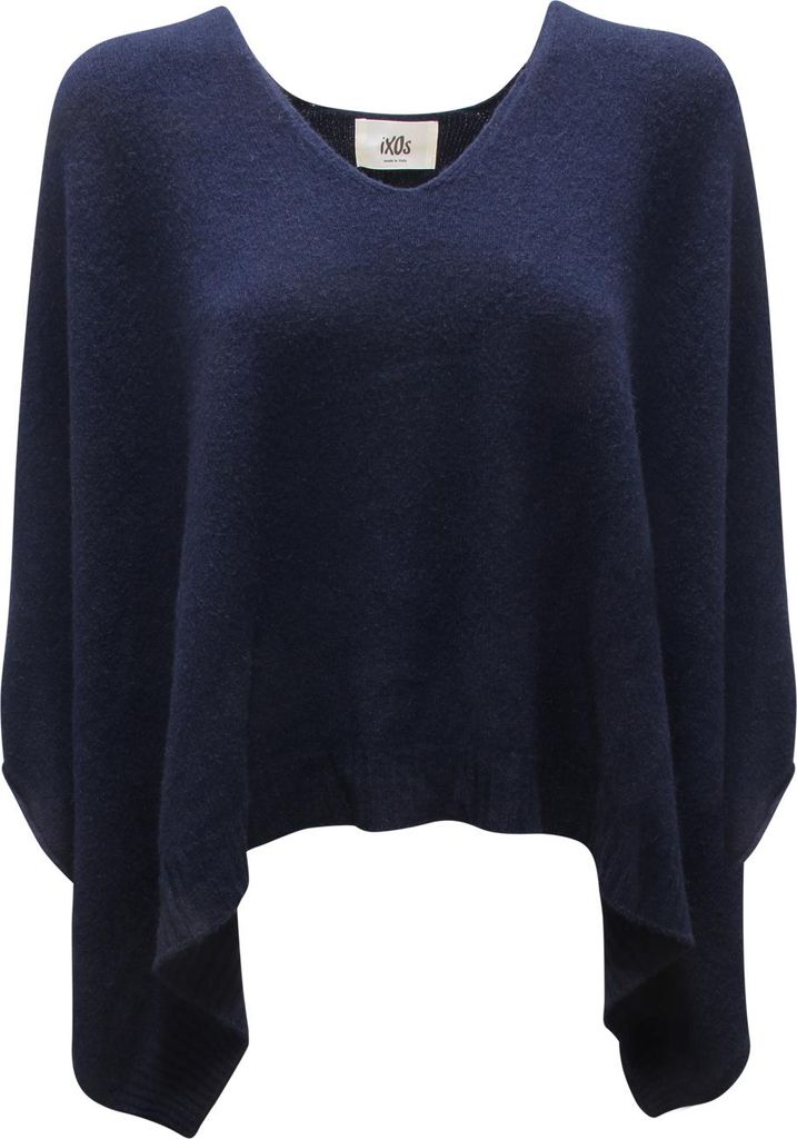 L1818 Mantella Oversize Donna Ixos Woman Sleeveless Sweater Blue