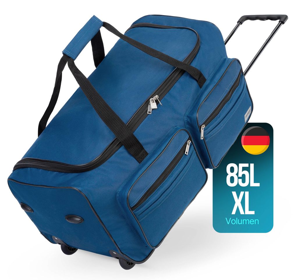Monzana® Sac De Voyage à roulettes Bleu foncé - Sac de Image du produit 