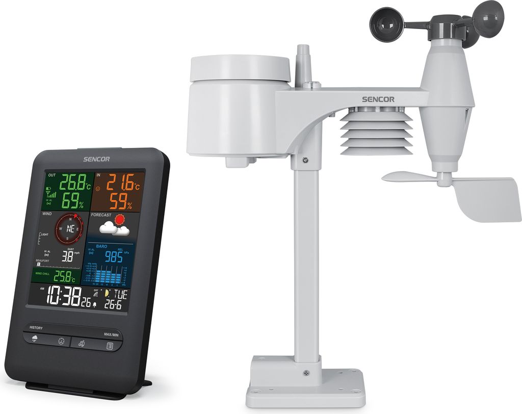 SENCOR SWS 9300 - Profesionální meteorologická stanice, Obrázek produktu 
