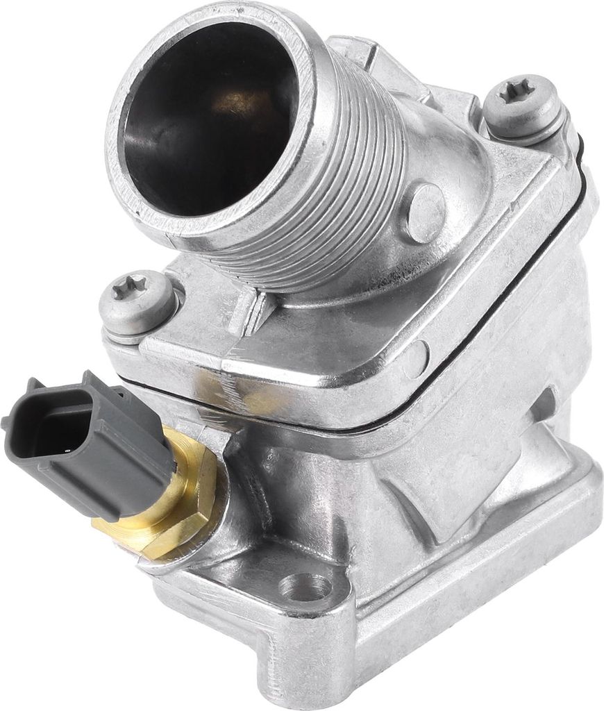 Auto Thermostat Motor Kühlmittel Thermostatgehäuse Montage Nr. 31293699 für Volvo S60 2001-2009 für Volvo V70 2001-2007 Silberfarbenes Aluminiu...