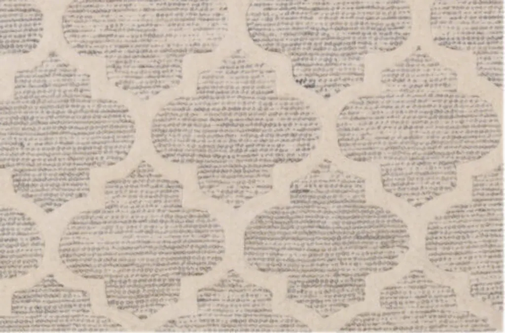 Tapis Argent Taillé en Diamant 122x183 cm - Design Géométrique Chic - 4