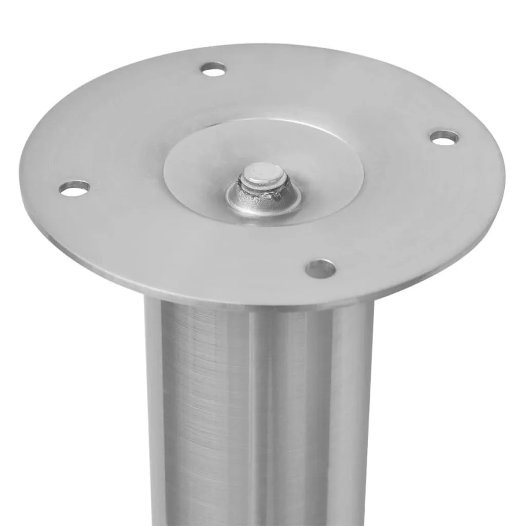 Gambe Tavolo Telescopiche 710-1100mm Nichel Spazzolato - Set di 2 - 3