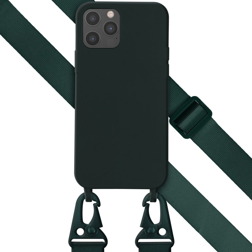Selencia SilikonHülle mit abnehmbarem Band iPhone 12 (Pro) Produktbild 