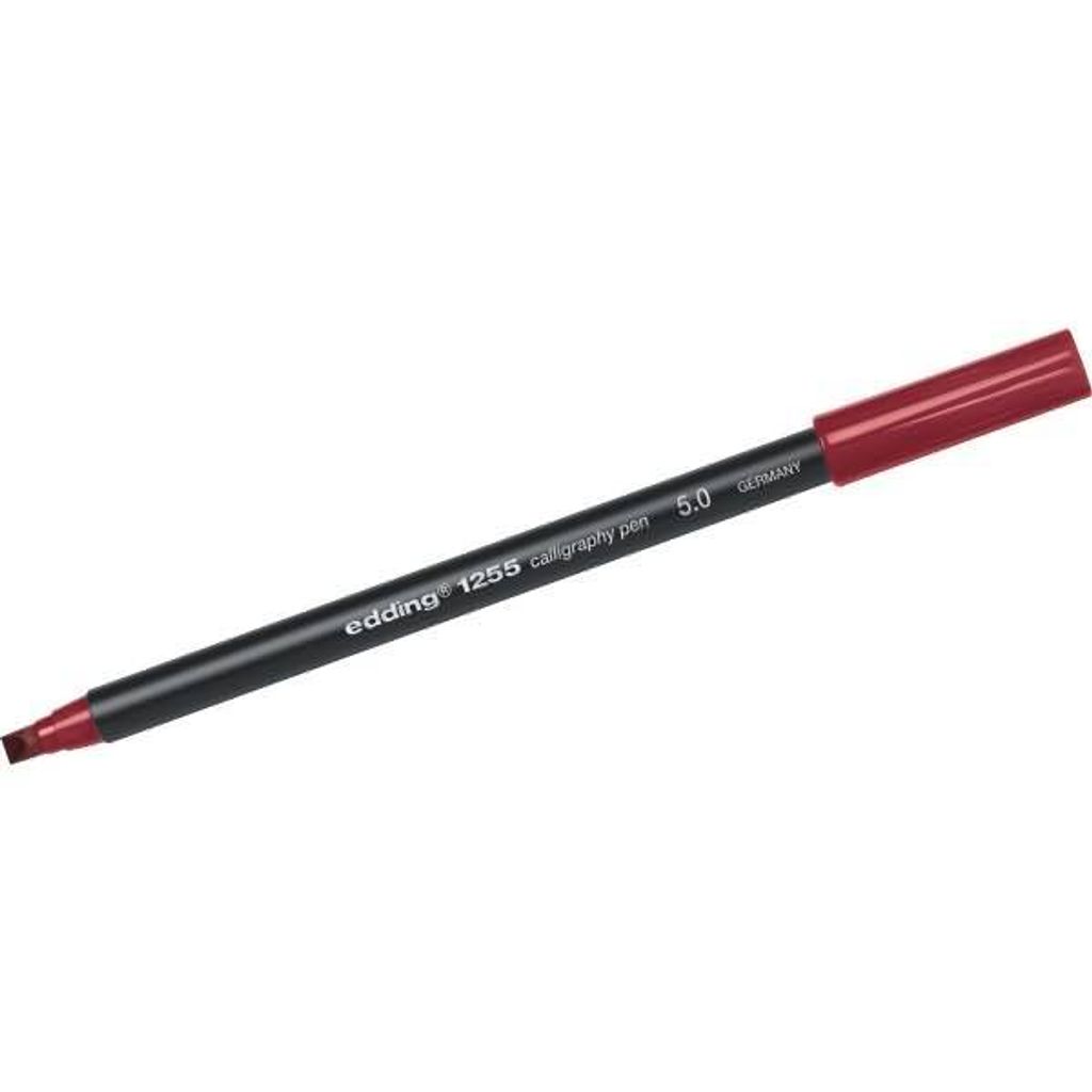 Edding 1255 Kalligrafiestift 5mm, Fasermaler Hand-Lettering, Karten, Journals
