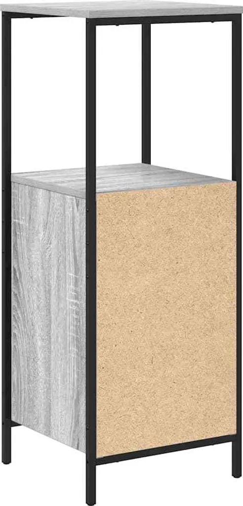 Mobile Bagno Grigio Sonoma SYFAX 36x35x95 cm - Oasi di Ordine