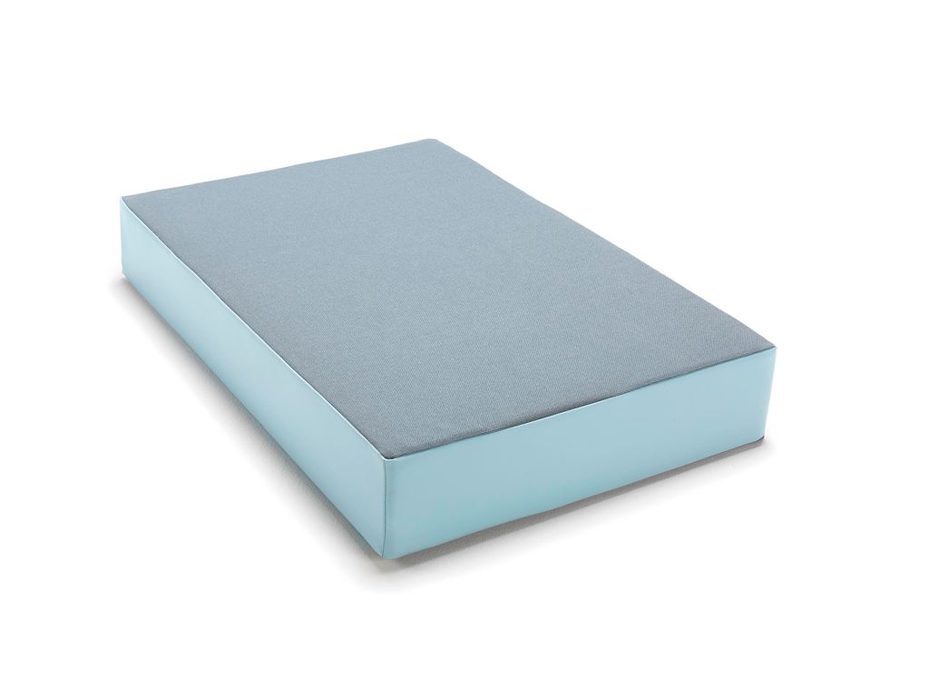 Kinder Hüpfmatratze / Hüpfpolster 107x70x17 blau/hellblau, Produktbild 