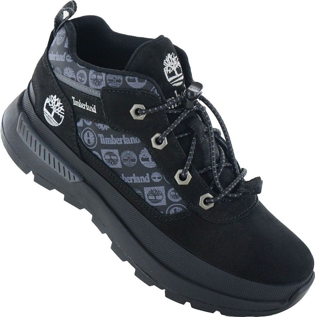 TIMBERLAND Field Trekker Low - Kinder Schuhe Boots Stiefel Leder Schwarz TB0A643U , EU 33